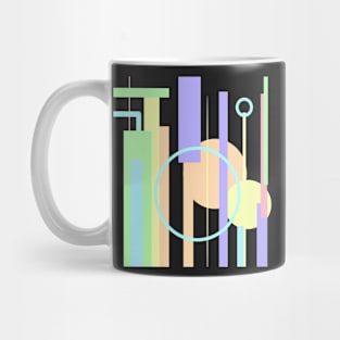 Pattern pastel geometric minimal Mug